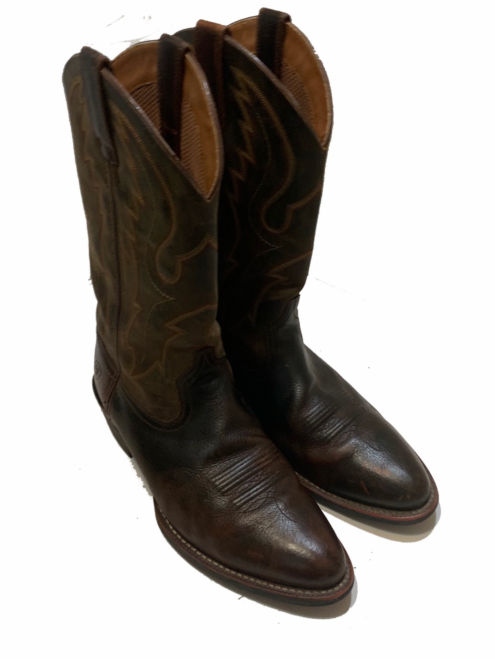 Ariat Men's Dark Brown Leather Western Boots
